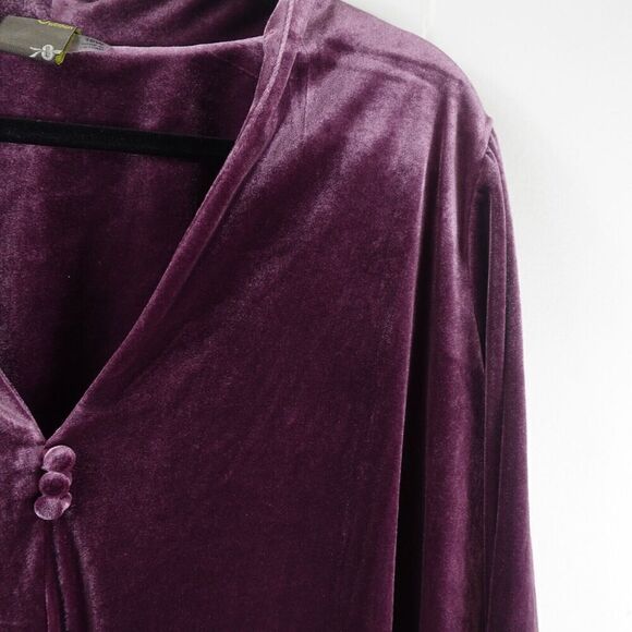 Taylor Womens Velvet Shift Dress Size 16W - Picture 6 of 12